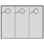 Door Hangers 3 Per Page - Perfed Circle - Cool Gray 2