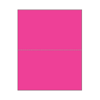 Print On Demand Jumbo Bright Color Postcards - Popping Pink