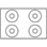 Label 2UP 4 1/2" - CD Donut 2 Wide (#8061)
