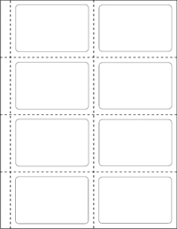 Label Name Badge 8UP Template for Microsoft Word