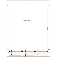Peel Out! Shipping Label Sheets LS-2.5X1B3