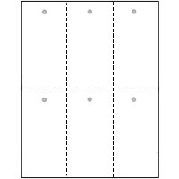 Burris Blank 6UP Tag Template for Microsoft Publisher