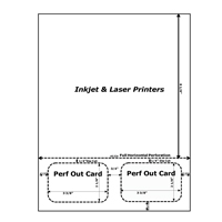 Perfed Membership Cards Template for Microsoft Word