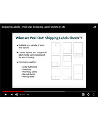 Preprinted Labels for Multichannel Order Manager