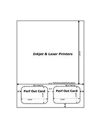Printable Membership / ID Card™ - Standard White