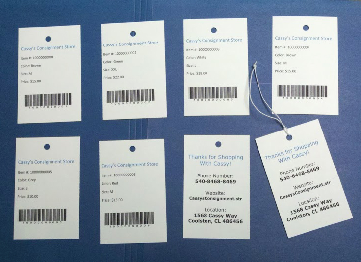 How To Print Your Own Custom Retail Tags - Burris Computer Forms
