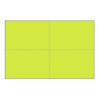Four-of-a-Kind Bright Color Postcards - Limeade