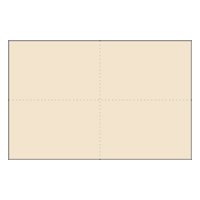 Four-of-a-Kind Heavyweight Color Postcards - Classy Cream