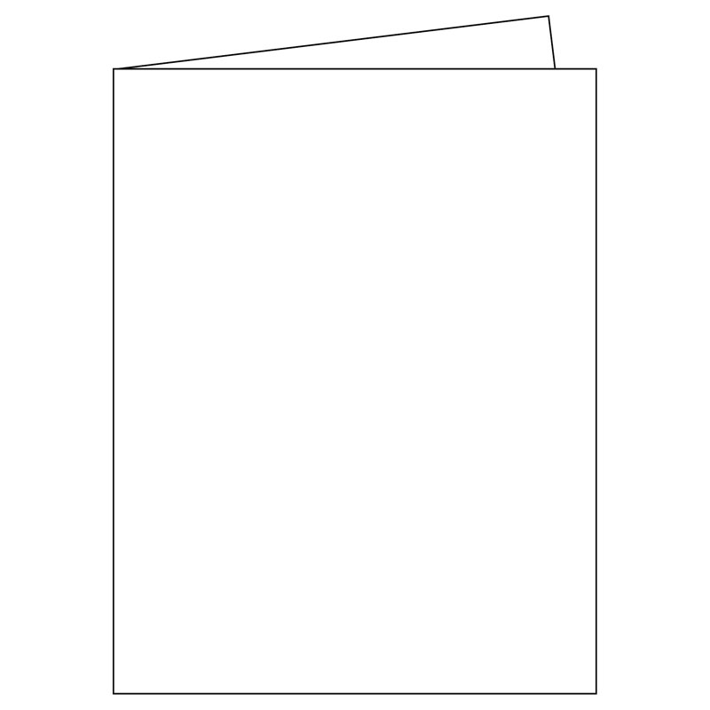Blank greeting cards made from 100 recycled paper