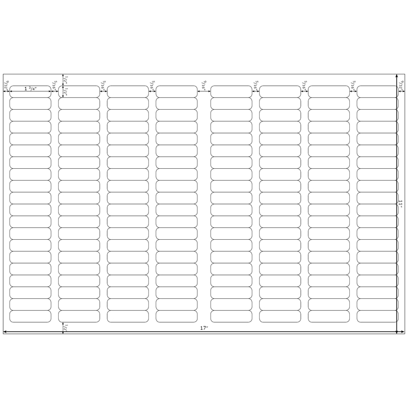 80 Up Label Template 80 Up Label Template