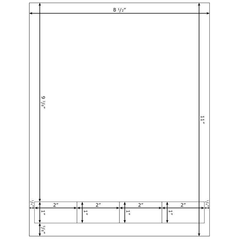 Laboratory Specimen Labels 2x1