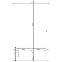 LS-3.5B2 - 2 Labels 3.5 X 2" - Legal Size Sheet