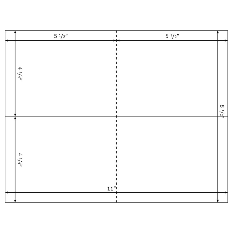 Printable Note Card Template from pcforms.com