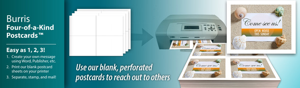 Blank Postcards - Printable Postcards