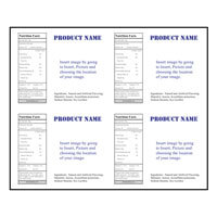 LLS-4X5 4UP Labels Jar Template for Microsoft Publisher