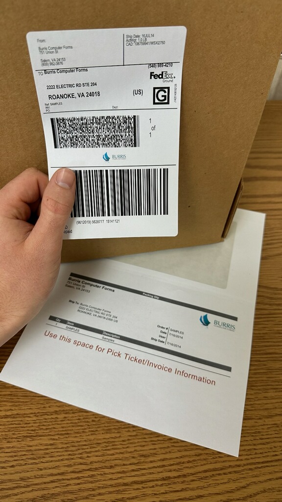 Peel Out! Shipping Label Sheets example