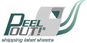Peel Out! Shipping Label Sheets logo