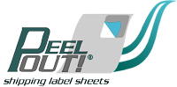 Peel Out! ® Shipping Label Sheet logo