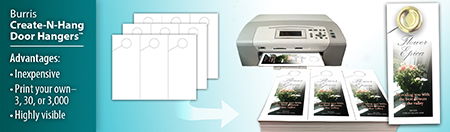 blank door hangers - printable door hangers