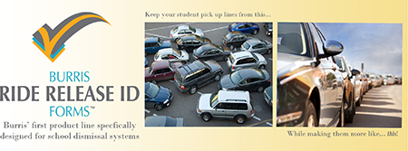 Burris products for student car line pickup systems and software
