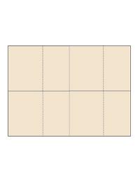 Four-of-a-Kind Utility Standard Color Postcards - Classy Cream