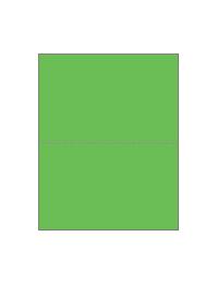 Print On Demand Jumbo Bright Color Postcards - Sonic Green