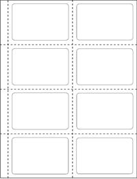 Label Name Badge 8UP Template for Microsoft Word