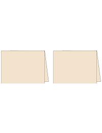 Note Cards - Classy Cream (2UP) 2
