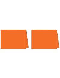 Note Cards - Tangerine (2UP) 2