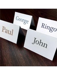 Place Cards - Standard White (4UP) 2