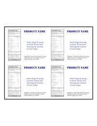 LLS-4X5 4UP Labels Jar Template for Microsoft Publisher