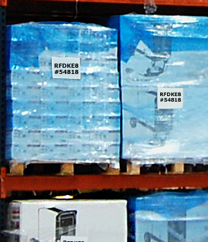 Amazon shipping label.